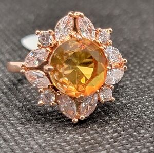 BP - RBP3003 - Lab Created Peach Ombre Crystal - Size 7